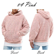 Load image into Gallery viewer, UK Men Fashion Warm Fluffy Hoodie Pullover Fleece Sweatshirt Casual Hooded Solid Coat Jumper Autumn Winter