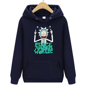 2019 Autum New Design Rick and morty Mens Hoodies Cotton Funny Print Hoodie Man Fashion Rick morty Casual Hoodie Sweatshirt