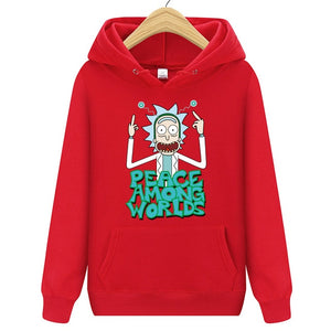 2019 Autum New Design Rick and morty Mens Hoodies Cotton Funny Print Hoodie Man Fashion Rick morty Casual Hoodie Sweatshirt