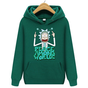 2019 Autum New Design Rick and morty Mens Hoodies Cotton Funny Print Hoodie Man Fashion Rick morty Casual Hoodie Sweatshirt