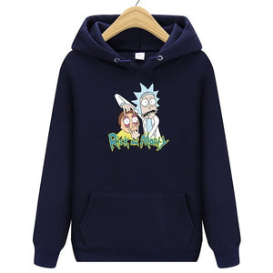 2019 Autum New Design Rick and morty Mens Hoodies Cotton Funny Print Hoodie Man Fashion Rick morty Casual Hoodie Sweatshirt