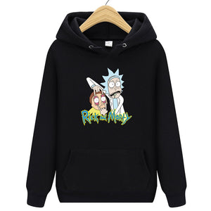 2019 Autum New Design Rick and morty Mens Hoodies Cotton Funny Print Hoodie Man Fashion Rick morty Casual Hoodie Sweatshirt