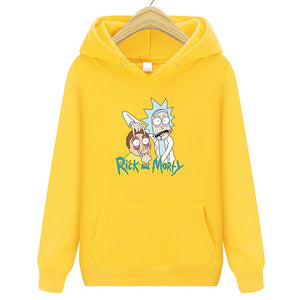 2019 Autum New Design Rick and morty Mens Hoodies Cotton Funny Print Hoodie Man Fashion Rick morty Casual Hoodie Sweatshirt