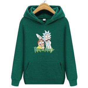 2019 Autum New Design Rick and morty Mens Hoodies Cotton Funny Print Hoodie Man Fashion Rick morty Casual Hoodie Sweatshirt