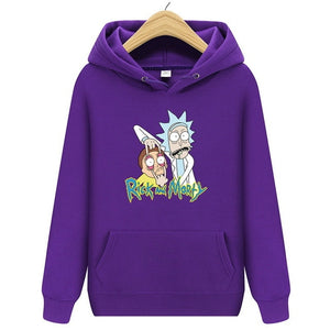 2019 Autum New Design Rick and morty Mens Hoodies Cotton Funny Print Hoodie Man Fashion Rick morty Casual Hoodie Sweatshirt