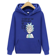 Load image into Gallery viewer, 2019 Autum New Design Rick and morty Mens Hoodies Cotton Funny Print Hoodie Man Fashion Rick morty Casual Hoodie Sweatshirt