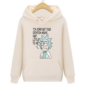 2019 Autum New Design Rick and morty Mens Hoodies Cotton Funny Print Hoodie Man Fashion Rick morty Casual Hoodie Sweatshirt