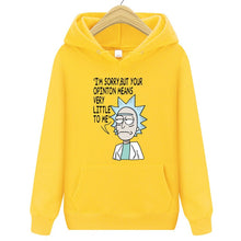 Load image into Gallery viewer, 2019 Autum New Design Rick and morty Mens Hoodies Cotton Funny Print Hoodie Man Fashion Rick morty Casual Hoodie Sweatshirt