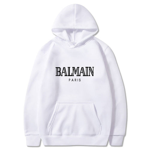 2019 Men's Balmain Hoodies Pullover Fashion Brand design Print Sportswear Men Tracksuit Sweatshirt Casual Hoodies Man