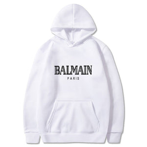 2019 Men's Balmain Hoodies Pullover Fashion Brand design Print Sportswear Men Tracksuit Sweatshirt Casual Hoodies Man