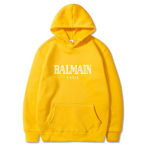 2019 Men's Balmain Hoodies Pullover Fashion Brand design Print Sportswear Men Tracksuit Sweatshirt Casual Hoodies Man