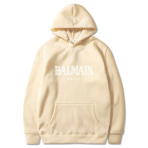 2019 Men's Balmain Hoodies Pullover Fashion Brand design Print Sportswear Men Tracksuit Sweatshirt Casual Hoodies Man