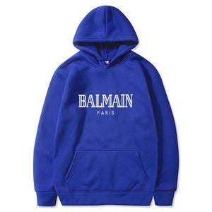 2019 Men's Balmain Hoodies Pullover Fashion Brand design Print Sportswear Men Tracksuit Sweatshirt Casual Hoodies Man