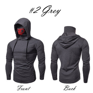 Colorful Hoodies Men's Clothes Autumn Sweatshirts Men Hip Hop Streetwear Solid Man Zipper Punk Hoodies