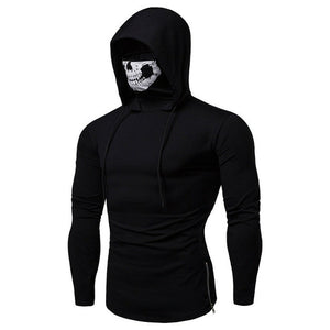 Colorful Hoodies Men's Clothes Autumn Sweatshirts Men Hip Hop Streetwear Solid Man Zipper Punk Hoodies