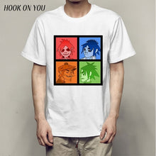 Load image into Gallery viewer, Gorillaz men male t shirt 2018 Anime Men's T Shirt Short Sleeve funny T-Shirt Men Mens Top Tees Shirt