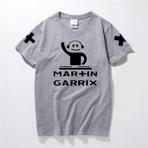 2017 Cotton T-shirt Men Music DJ Martin Garrix Print Casual Multicolor Short Sleeve O-Neck Tops Tees Hip Hop Rock Clothing Homme