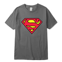 Load image into Gallery viewer, New Fashion high quality Superman T Shirt Men Short Sleeve Cotton Casual T-shirt Superhero Top Tees free shipping