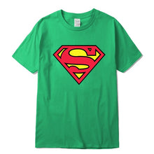 Load image into Gallery viewer, New Fashion high quality Superman T Shirt Men Short Sleeve Cotton Casual T-shirt Superhero Top Tees free shipping