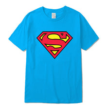 Load image into Gallery viewer, New Fashion high quality Superman T Shirt Men Short Sleeve Cotton Casual T-shirt Superhero Top Tees free shipping