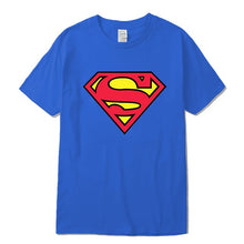 Load image into Gallery viewer, New Fashion high quality Superman T Shirt Men Short Sleeve Cotton Casual T-shirt Superhero Top Tees free shipping