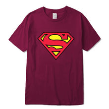 Load image into Gallery viewer, New Fashion high quality Superman T Shirt Men Short Sleeve Cotton Casual T-shirt Superhero Top Tees free shipping