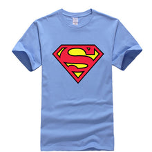 Load image into Gallery viewer, New Fashion high quality Superman T Shirt Men Short Sleeve Cotton Casual T-shirt Superhero Top Tees free shipping