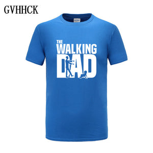 The Walking Dad Fathers Day Gift Men's Funny T-Shirt T Shirt Men 2019 New Short Sleeve Cotton Novelty Top Tee Camisetas Hombre