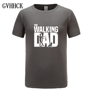 The Walking Dad Fathers Day Gift Men's Funny T-Shirt T Shirt Men 2019 New Short Sleeve Cotton Novelty Top Tee Camisetas Hombre