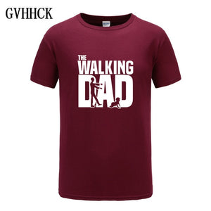 The Walking Dad Fathers Day Gift Men's Funny T-Shirt T Shirt Men 2019 New Short Sleeve Cotton Novelty Top Tee Camisetas Hombre