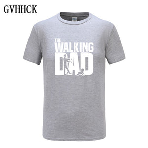 The Walking Dad Fathers Day Gift Men's Funny T-Shirt T Shirt Men 2019 New Short Sleeve Cotton Novelty Top Tee Camisetas Hombre