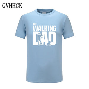 The Walking Dad Fathers Day Gift Men's Funny T-Shirt T Shirt Men 2019 New Short Sleeve Cotton Novelty Top Tee Camisetas Hombre