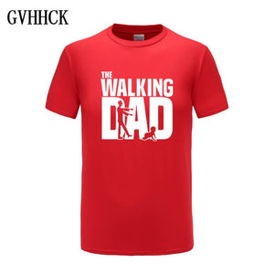 The Walking Dad Fathers Day Gift Men's Funny T-Shirt T Shirt Men 2019 New Short Sleeve Cotton Novelty Top Tee Camisetas Hombre