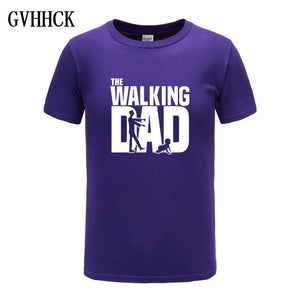 The Walking Dad Fathers Day Gift Men's Funny T-Shirt T Shirt Men 2019 New Short Sleeve Cotton Novelty Top Tee Camisetas Hombre