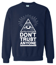 Load image into Gallery viewer, 2019 hoodies men sweatshirt spring winter Dont Trust Anyone Illuminati All Seeing Eye printed fashion cool men&#39;s sportwear kpop