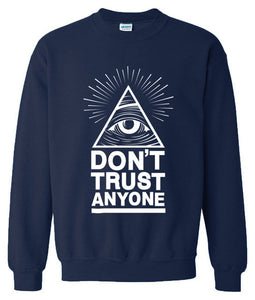 2019 hoodies men sweatshirt spring winter Dont Trust Anyone Illuminati All Seeing Eye printed fashion cool men's sportwear kpop