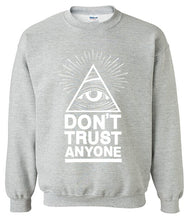 Load image into Gallery viewer, 2019 hoodies men sweatshirt spring winter Dont Trust Anyone Illuminati All Seeing Eye printed fashion cool men&#39;s sportwear kpop