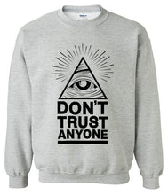 Load image into Gallery viewer, 2019 hoodies men sweatshirt spring winter Dont Trust Anyone Illuminati All Seeing Eye printed fashion cool men&#39;s sportwear kpop