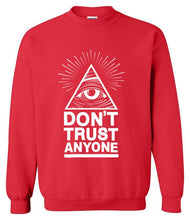 Load image into Gallery viewer, 2019 hoodies men sweatshirt spring winter Dont Trust Anyone Illuminati All Seeing Eye printed fashion cool men&#39;s sportwear kpop