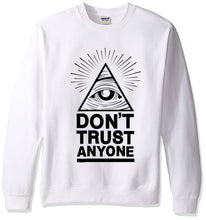 Load image into Gallery viewer, 2019 hoodies men sweatshirt spring winter Dont Trust Anyone Illuminati All Seeing Eye printed fashion cool men&#39;s sportwear kpop