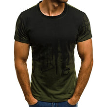 Load image into Gallery viewer, New Casual Short Sleeve Men T shirt Hiphop Streetwear Male T-shirts Fitness Camouflage Printed Bottoms Tees Top