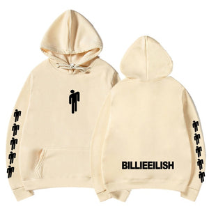 Billie Eilish Fashion Printed Hoodies Women/Men Long Sleeve Hooded Sweatshirts 2019 Hot Sale Casual Trendy Streetwear Hoodies